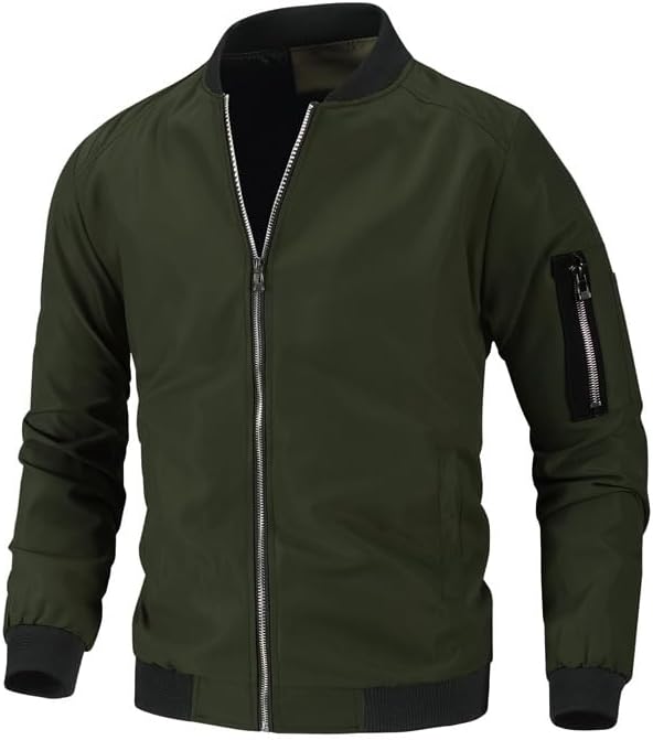 Kenhansion Men's Stylish Windbreaker: Stay Cozy in Style