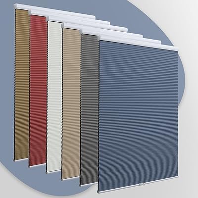 SBARTAR Cellular Shades Cordless Honeycomb Blinds for Windows