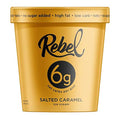Rebel Ice Cream Low Carb Salted Caramel (8 Count) - Keto Pint