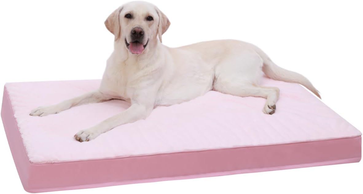 Orthopedic Dog Bed with Waterproof Cover for Large Dogs
