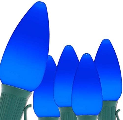 C9 OptiCore LED Blue Outdoor Christmas Lights for Festive Decor