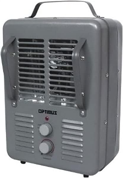 Optimus Portable Utility Heater: Full Size, Thermostat Control