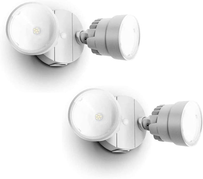 LUTEC 2 Packs P6221B 2000 Lumen Dual-Head Flood Light Review