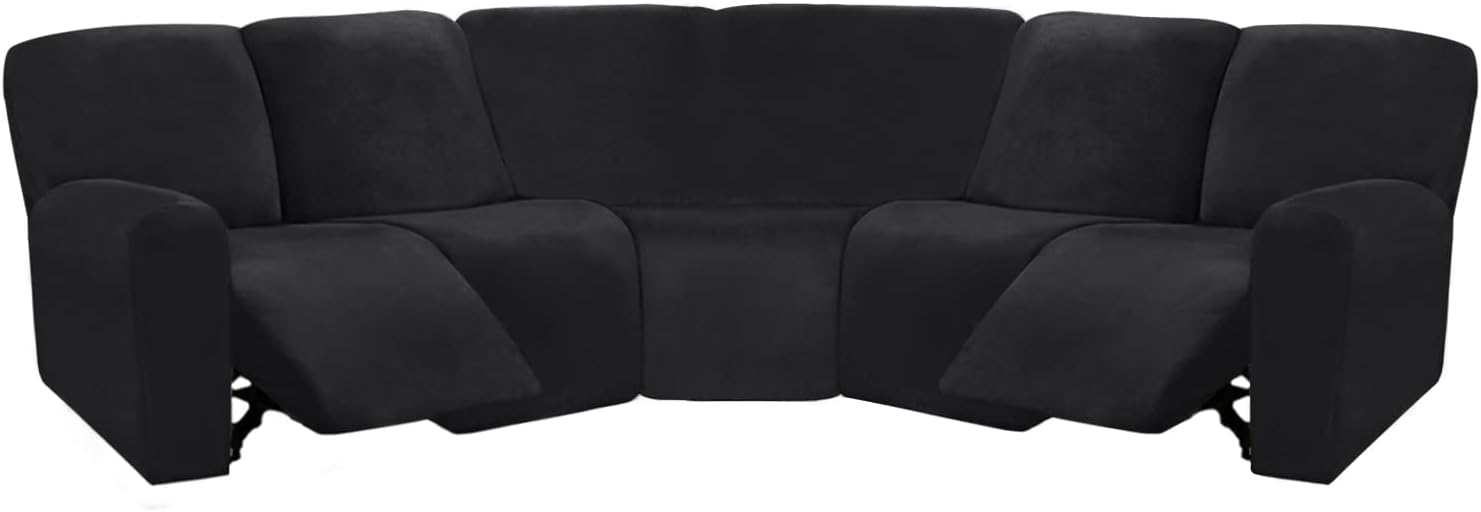 ULTICOR 7-Piece L Shape Recliner Sofa Covers for Comfort