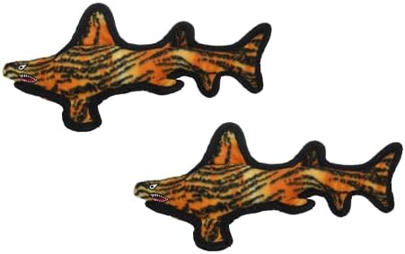 World's Tuffest Soft Dog Toy - Ocean Tiger Shark for Play