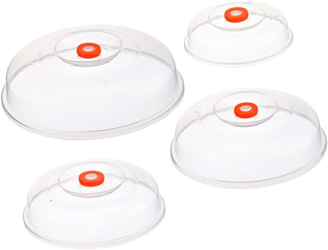 Alipis 4pcs Microwave Food Covers - Splatter Guard
