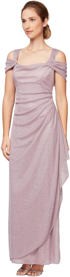Elegant Cold Shoulder Dress for Mother of the Bride Events