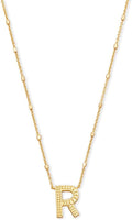 Kendra Scott Letter R Pendant Necklace - Gold Plated Everyday Initial