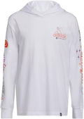 adidas Boys' Long Sleeve Adi Warp Hooded Tee - Soft Cotton Hoodie