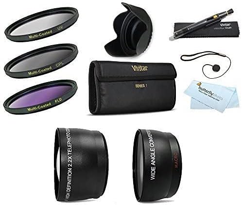 Deluxe All In Lens Kit for Canon Vixia HF R82 and More
