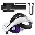 KIWI design Comfort Head Strap for Quest 2 - Extended Playtime
