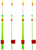 Winter Ice Fishing Rod Top Tip Bobber Set - Portable Extension Rods
