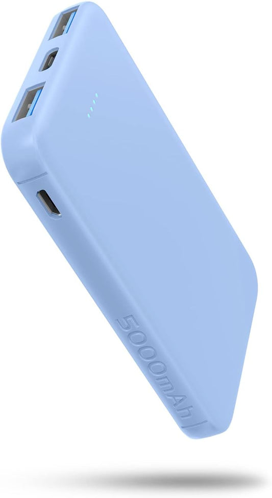 Ultra-Portable 5000mAh Power Bank - Never Run Out of Battery!