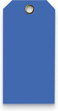 Dark Blue 2 x 4 Waterproof Plastic Tags Pack of 100 - Heavy Duty