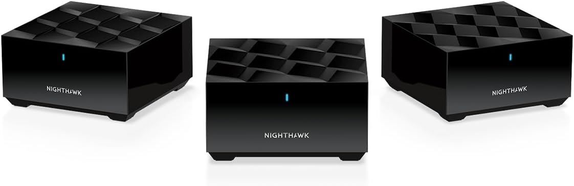 NETGEAR Nighthawk Tri-Band Mesh WiFi 6 System for Fast Internet