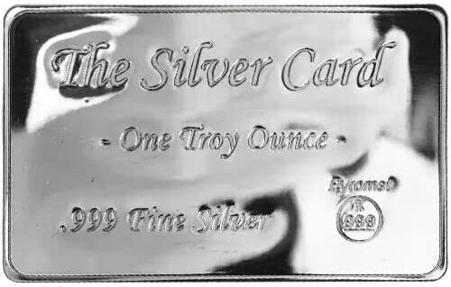 1 Troy oz Pure Silver Bars - Precision Minted Silver Bullion