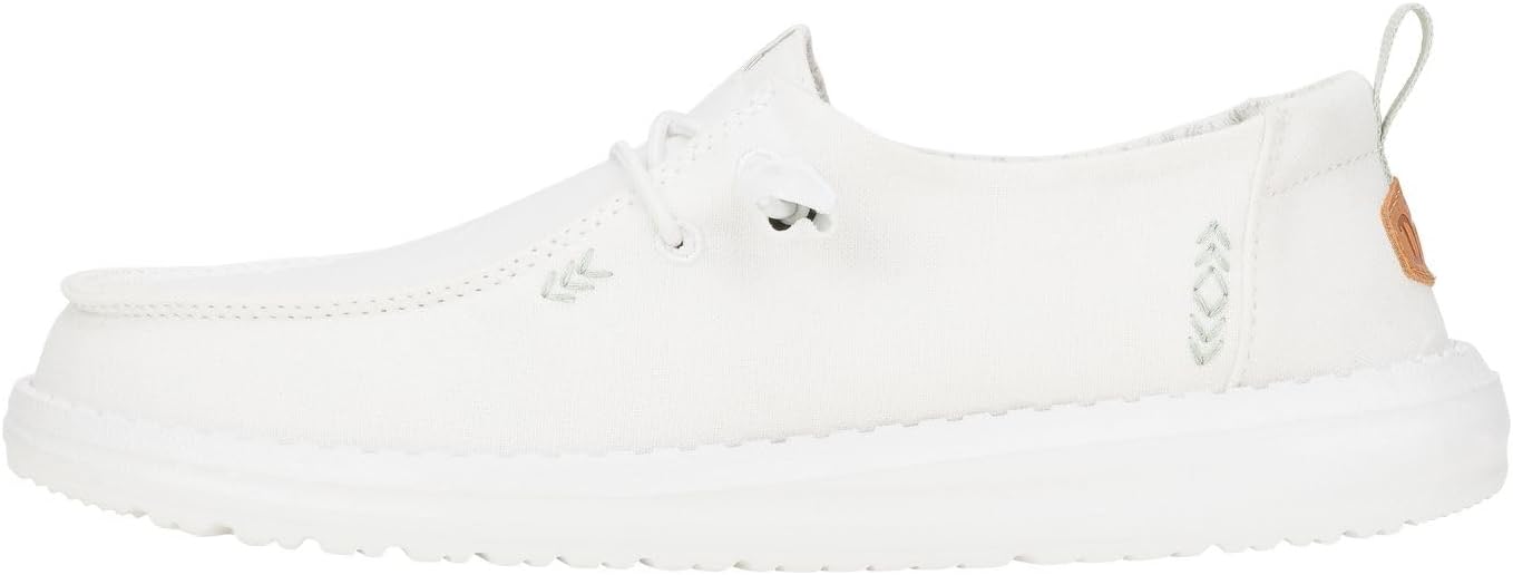 Hey Dude Women's Wendy Chambray Lace-Up Loafer for Comfort