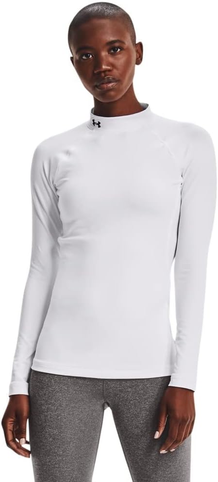 Under Armour Women's ColdGear Authentics Mock Neck for Comfort