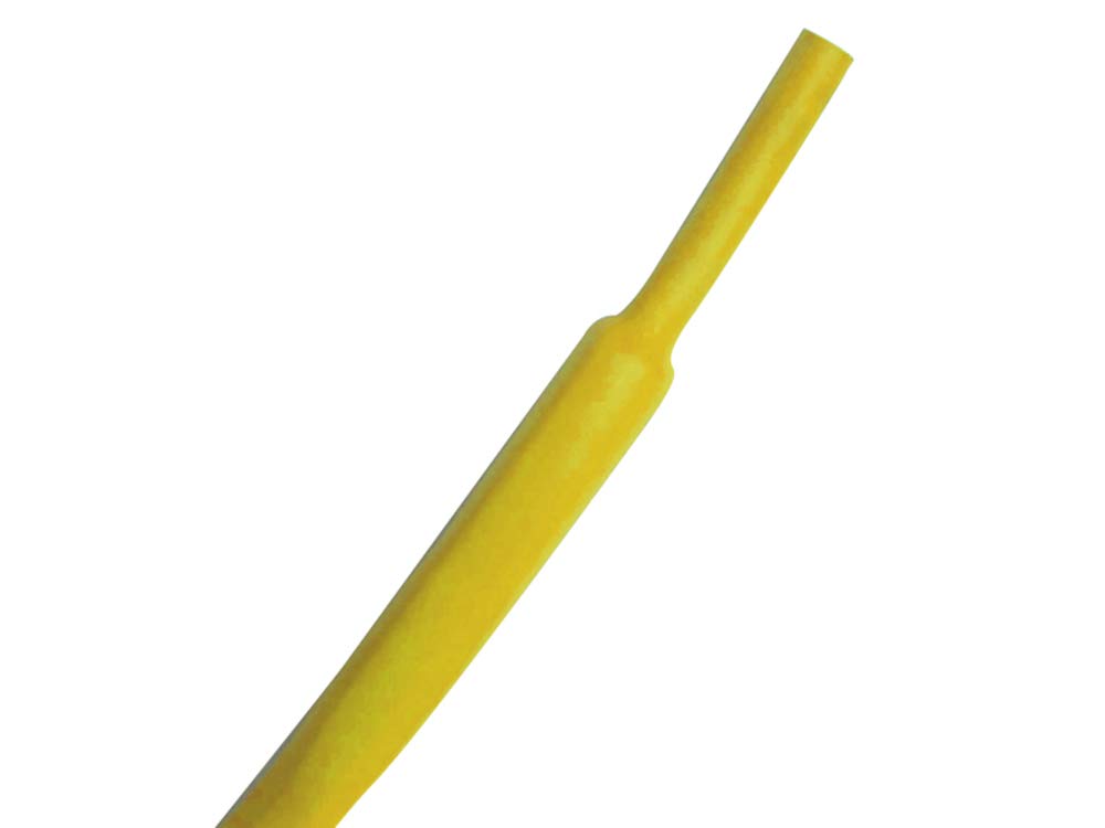 Kable Kontrol Heat Shrink Tubing - Durable 3 Inch Yellow Sleeve