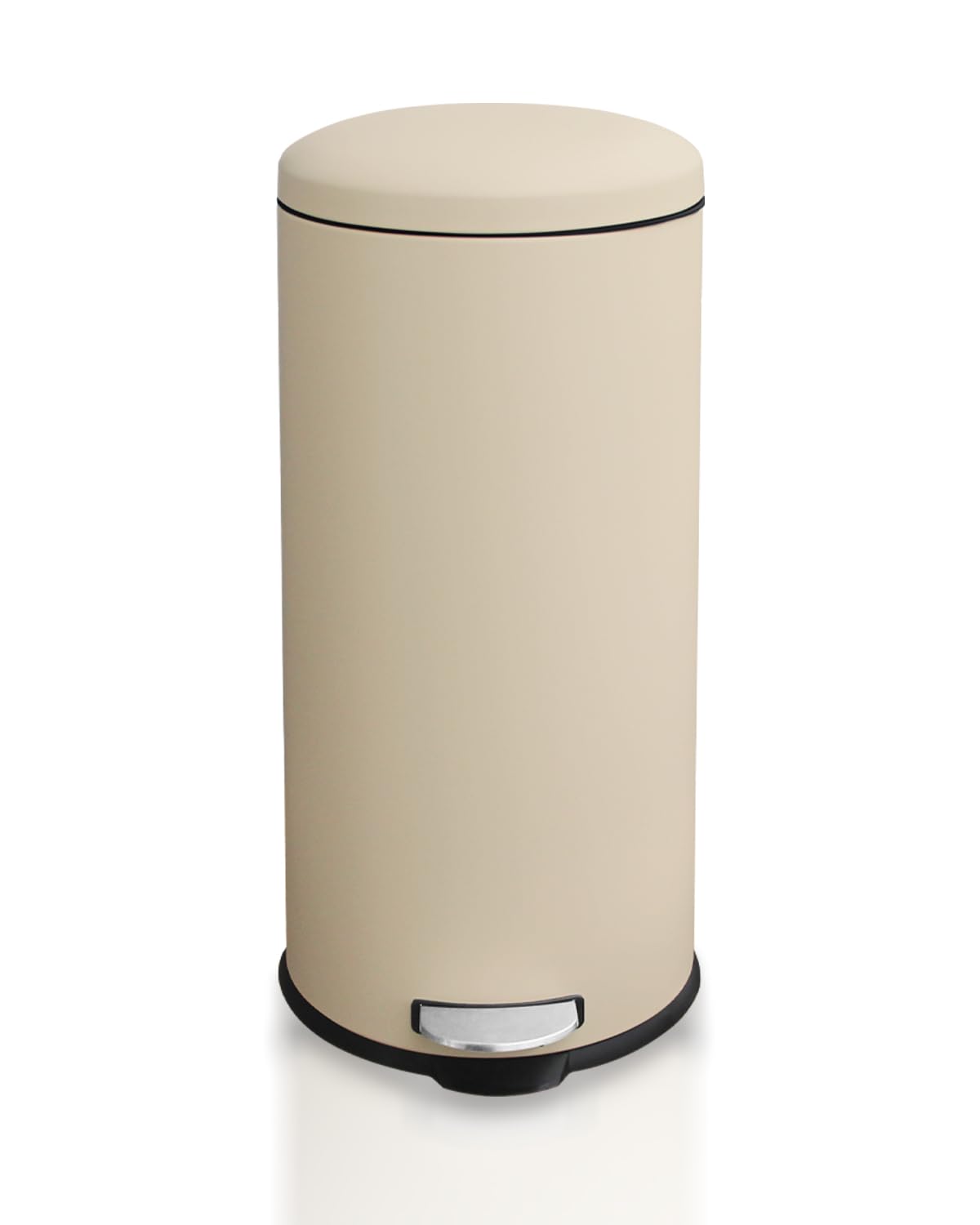 8 Gallon Stainless Steel Trash Can with Soft Close Lid for Home