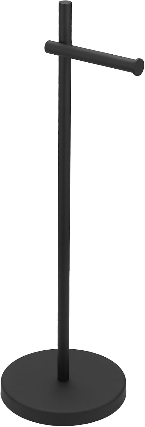 BWE Black Toilet Paper Holder - Modern Stainless Steel Design