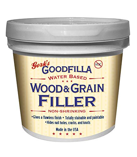 Water-Based Wood & Grain Filler for Quick Repairs and Finishes