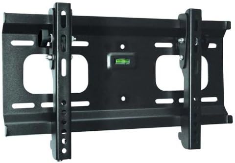 Ultra-Slim Black Adjustable Tilt Wall Mount for 32in TVs