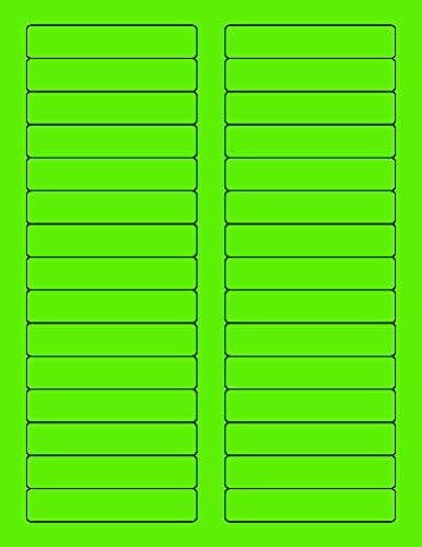 Neon Color High Light Fluorescent Labels for Laser & Inkjet