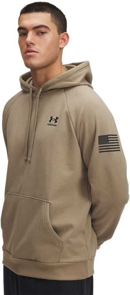 Under Armour mens Freedom Flag Hoodie for Ultimate Comfort
