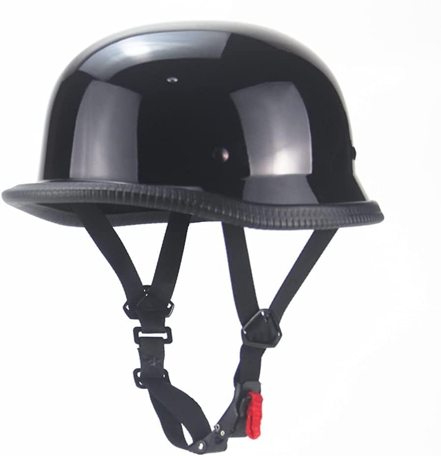 Half Bikes Motorcycle Helmet - Classic German Style Half Shell