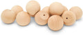 Wood Knobs 2 in Round Natural Wood Drawer Pulls - Pack of 50
