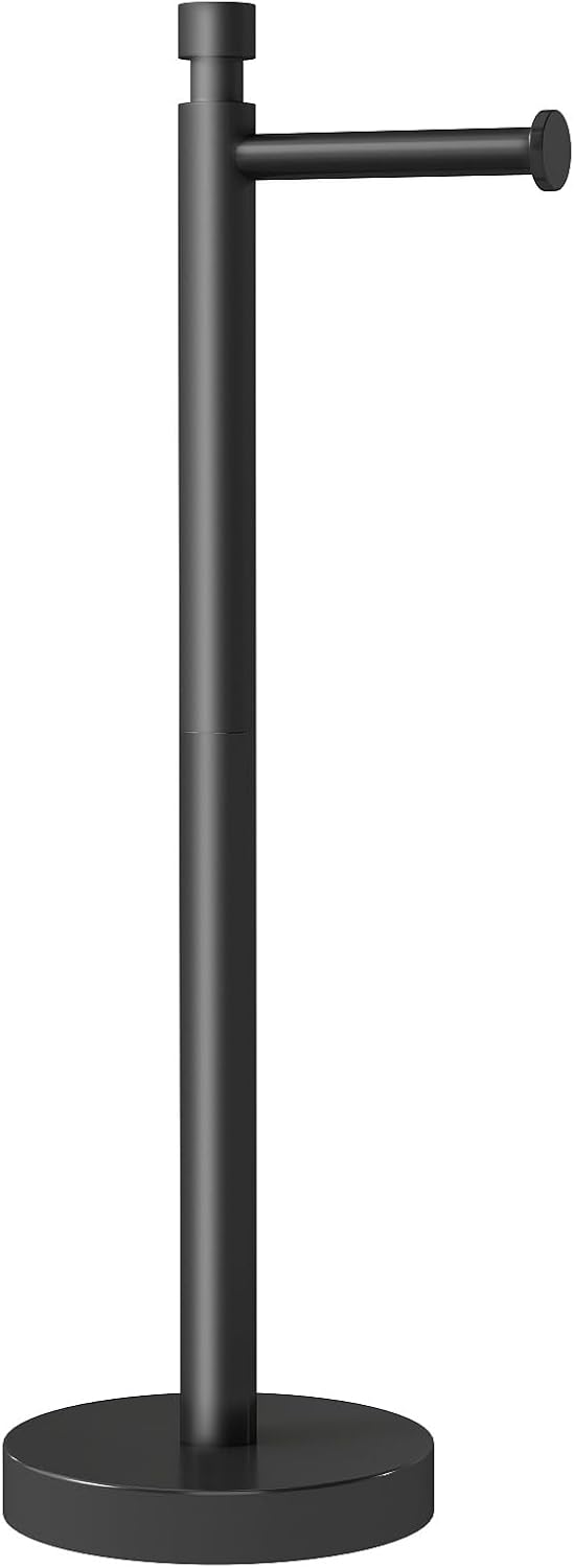 YUMORE Toilet Paper Holder Stand Freestanding for Modern Bathrooms