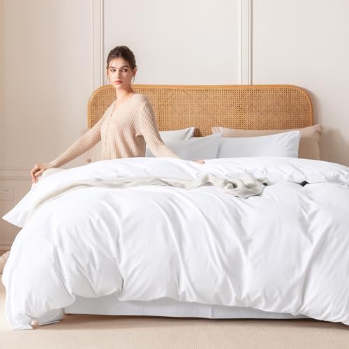 Ventidora 3 Piece Duvet Cover Set Queen Size for Luxurious Comfort