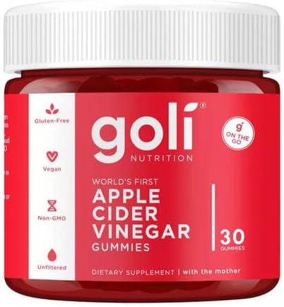 Goli Gummy ACV - Vegan & Gluten-Free 30 Count