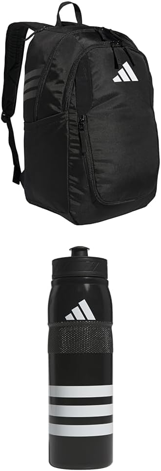 adidas Stadium Team Sports Backpack with Refillable Water Bottle