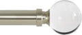 Ivilon Drapery Treatment Window Curtain Rod 72 to 144 in - Satin