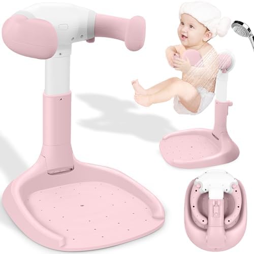 Baby Shower Stand with Anti-Slip Base for Safe Bathing Support