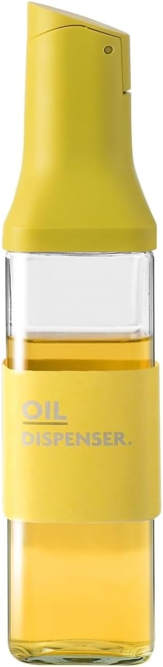 16oz Leakproof Glass Olive Oil Dispenser - Easy Refill, Healthy Cooking