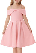 GRACE KARIN Girls Elegant Off Shoulder A-Line Dress - Stylish Fit made