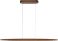 YISDESIGN 39in Wood Linear Pendant Light for Dining Room