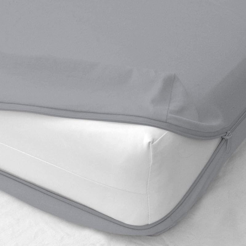 Shreem Linen Zipper Fitted Sheet for Twin XL - Soft & Durable