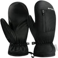 Waterproof Ski Mittens with Zipper Pocket - Warmth at Your Fingertips