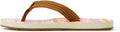 Roxy womens Vista Sandal Flip Flop - Soft Cushioned Flat Sandal