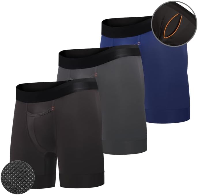 Elite Ball Pouch Underwear for Men with Fly and Performance Fabric