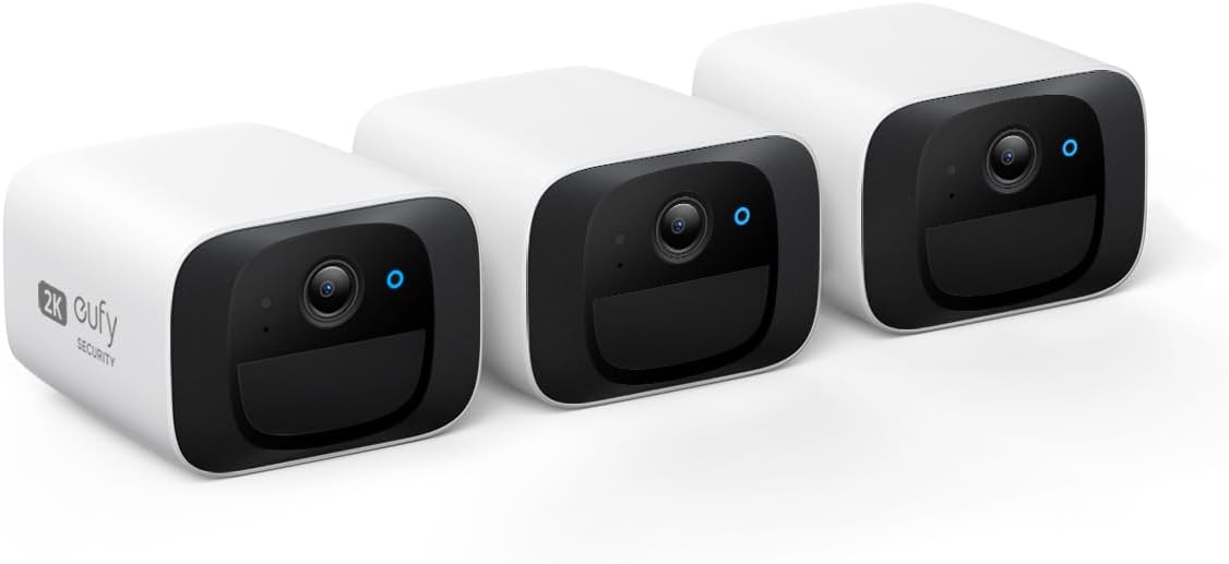 eufy Security SoloCam C210 3-Cam Pack for Outdoor Surveillance