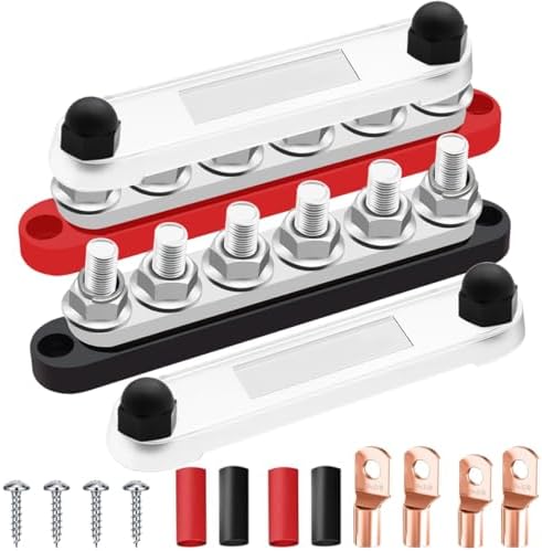350A 12V-48V Bus Bar Power Distribution Block for Marine Use