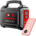 MARBERO Portable Power Station 296Wh - Compact Camping Backup
