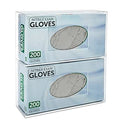 SimplyImagine Glove Box Holder Dispenser - Side Loading Clear Rack