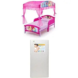 Delta Children Canopy Toddler Bed with Disney Princess Design
