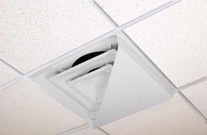 Corner Air Diverter for 2ftx2ft Ceiling Diffuser - Package of 3